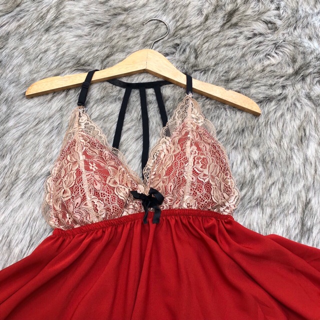 [SALE 35%] Đồ ngủ sexy voan ren có mút