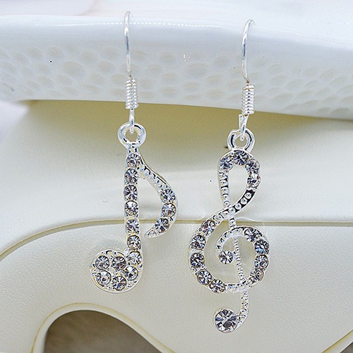 Đôi Bông Tai Hình Nốt Nhạc Thời Trang Cho Nữ