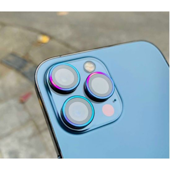 Kính cường lực Camera iPhone 11 Pro Max / 12 / Pro / Promax mới về thêm màu TITAN hãng Kuzoom