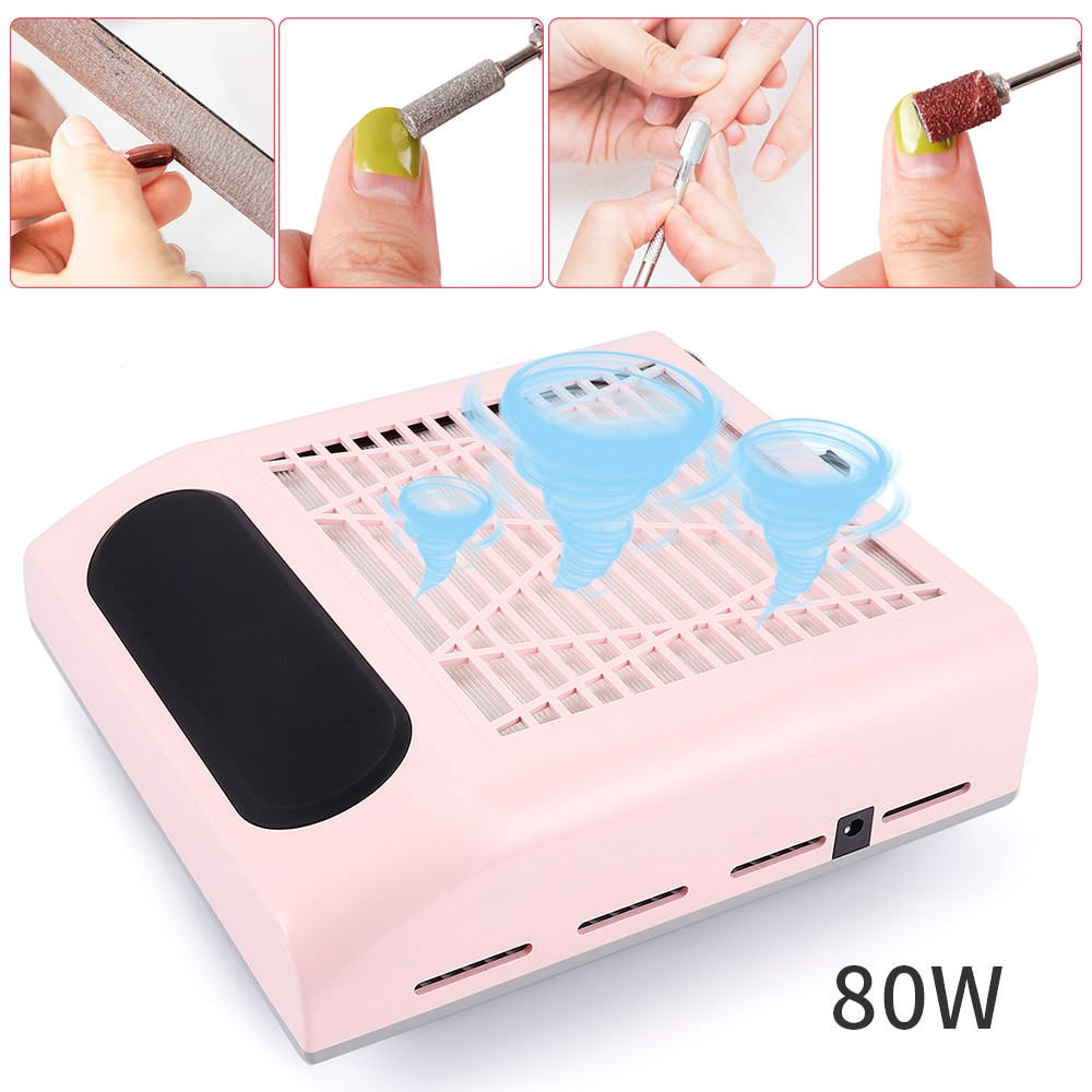 Máy hút bụi móng tay FOREVERLILY 80W chuyên dụng cho salon