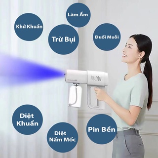 Máy xịt khử khuẩn, máy diệt khuẩn cầm tay, súng xịt khử khuẩn nano k5