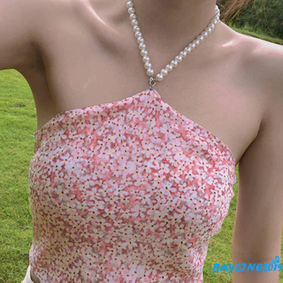 Bay-áo Crop Top thời trang dành cho nữ Áo Crop Top không dây có dây buộc thời trang dành cho nữ