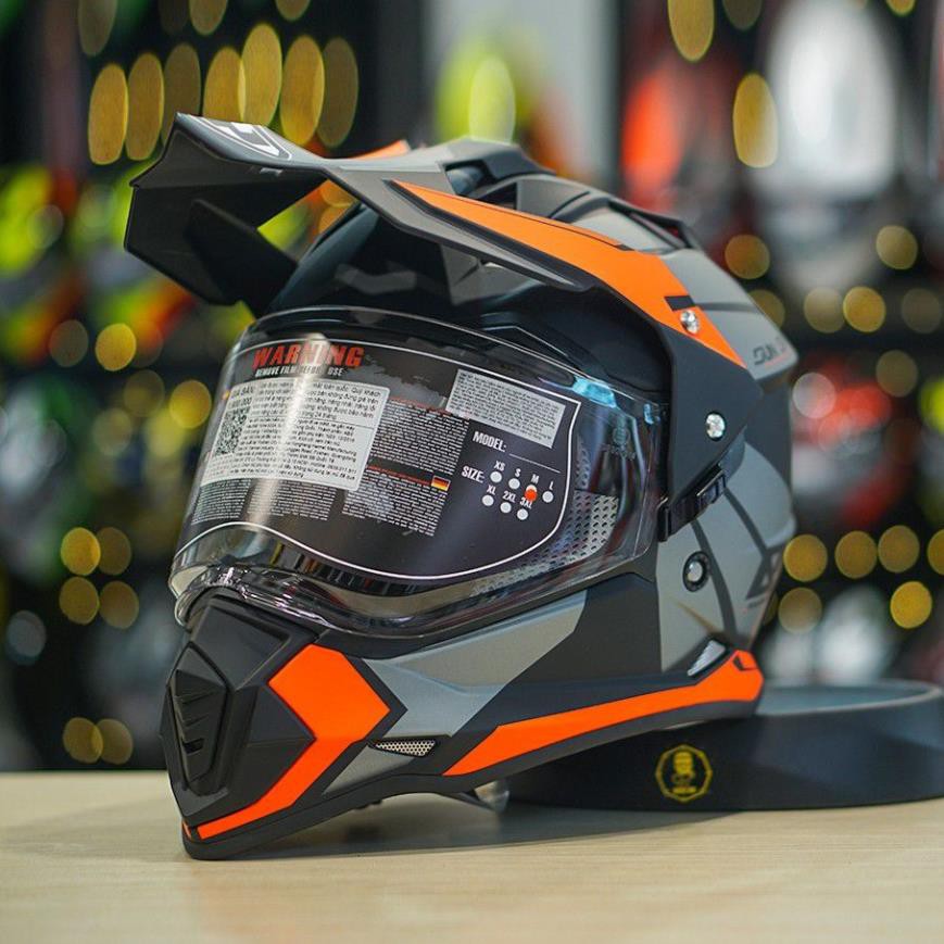 Mũ bảo hiểm Dual Sport YOHE 632A Adventure - Mũ bảo hiểm cào cào 2 kính, Tặng kèm Balo - mũ bảo hiểm motor.