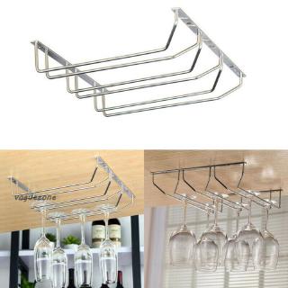 Giá Treo Ly Rượu 3 Hàng Bằng Thép Không Gỉ