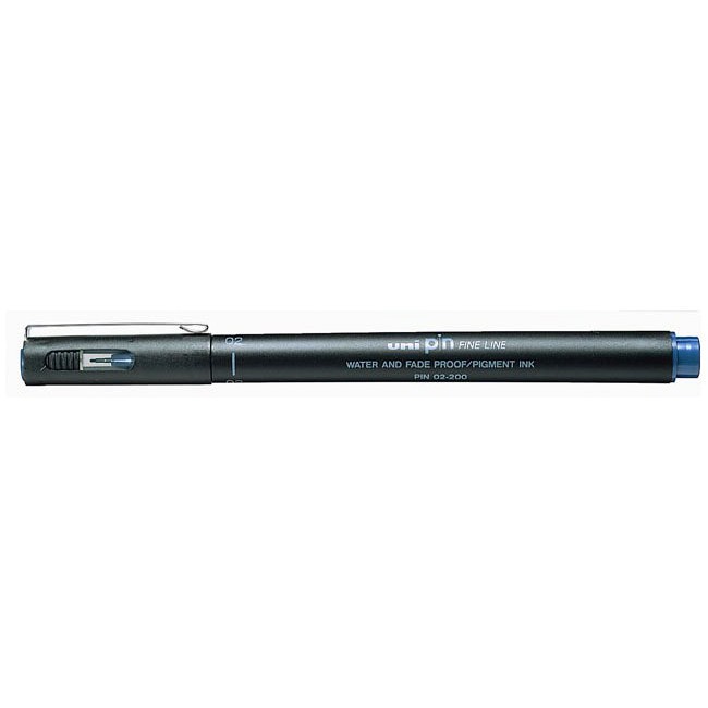 Bút vẽ kỹ thuật Uni Pin 200 Fine Line Drawing Pen nét 0.03; 0.05; 0.6;0.7 mm