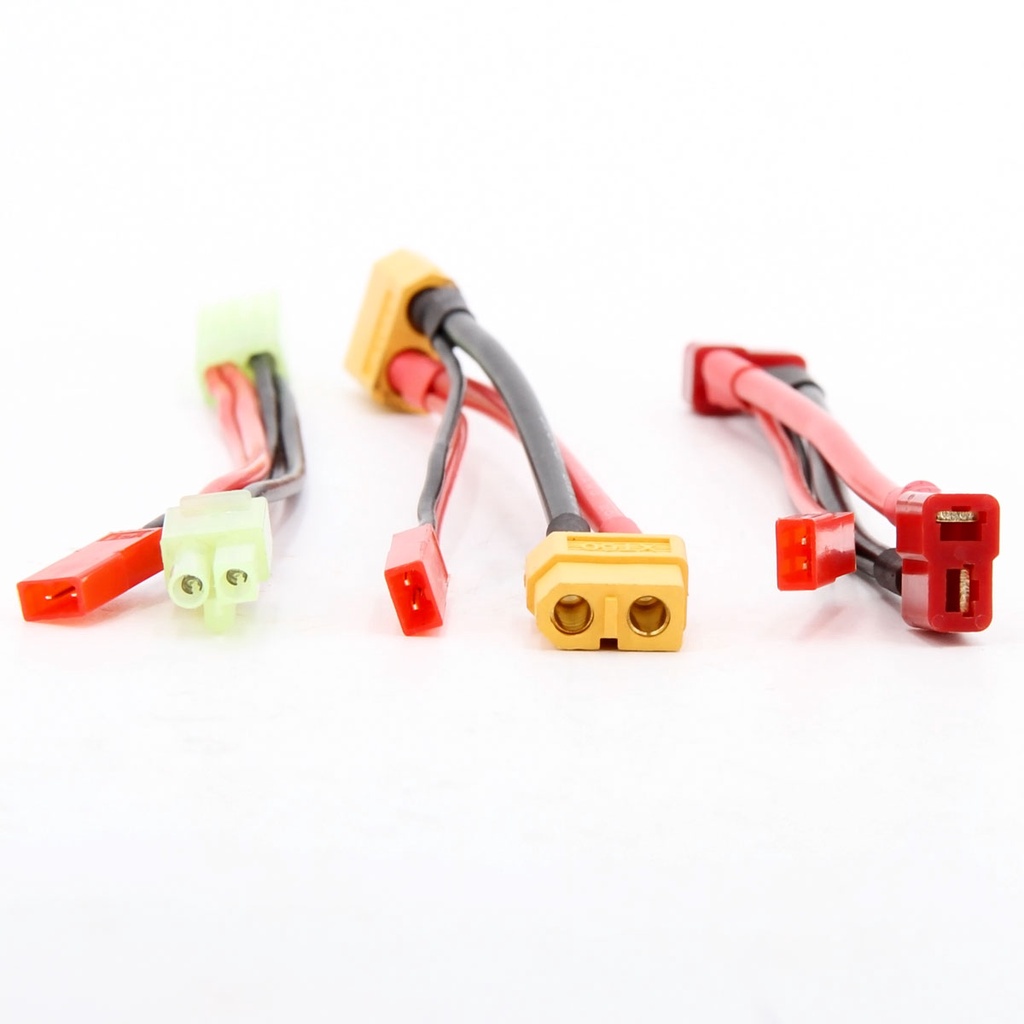 Dây Cáp Sạc Nối Dài Tamiya T Plug XT60 Với JST Song Song Dành Cho RC Pin Motor FPV