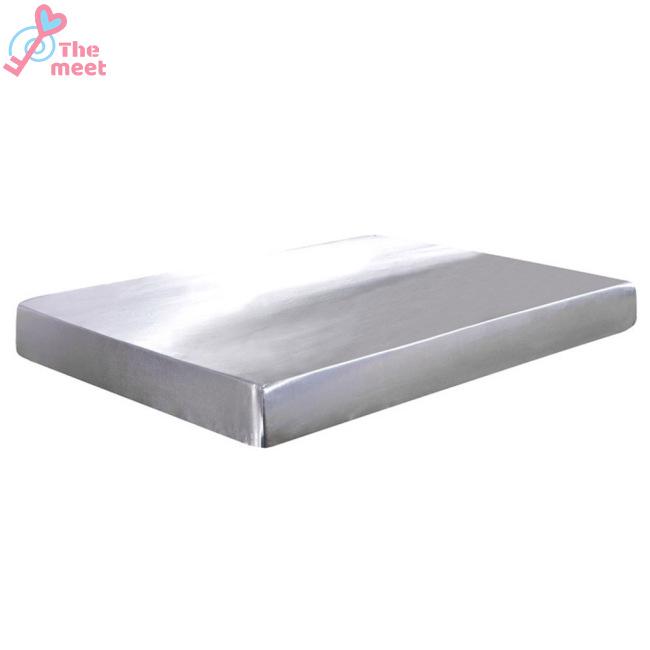 Ga giường màu trơn bằng lụa