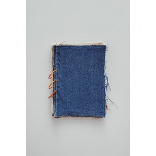 Sổ còng refillable / notebook A5 handmade mix giấy kraft và giấy mỹ thuật (bìa Truly Blue)