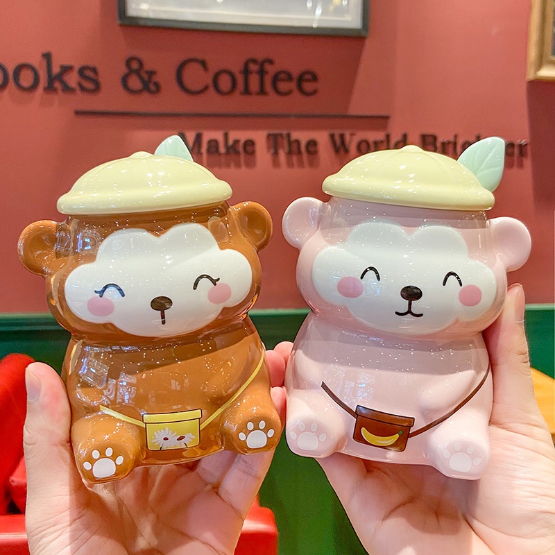 Ly hình KHỈ dễ thương, ly cặp đôi, quà tặng