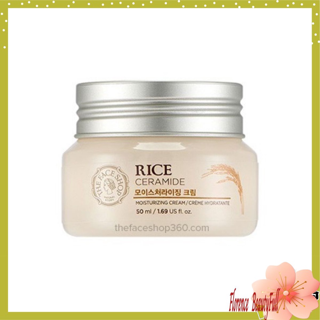 Kem Dưỡng Ẩm Sáng Da Gạo The Face Shop Rice & Ceramide Moisture Cream - 50ml