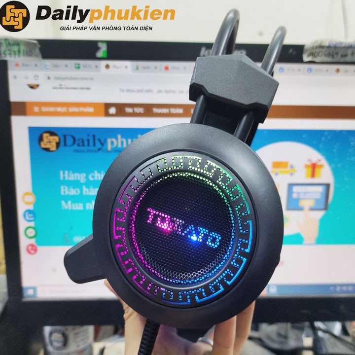 [Mã SKAMPUSHA7 giảm 8% đơn 250k]Tai nghe Tomato SK65 7.1 loa siêu khủng