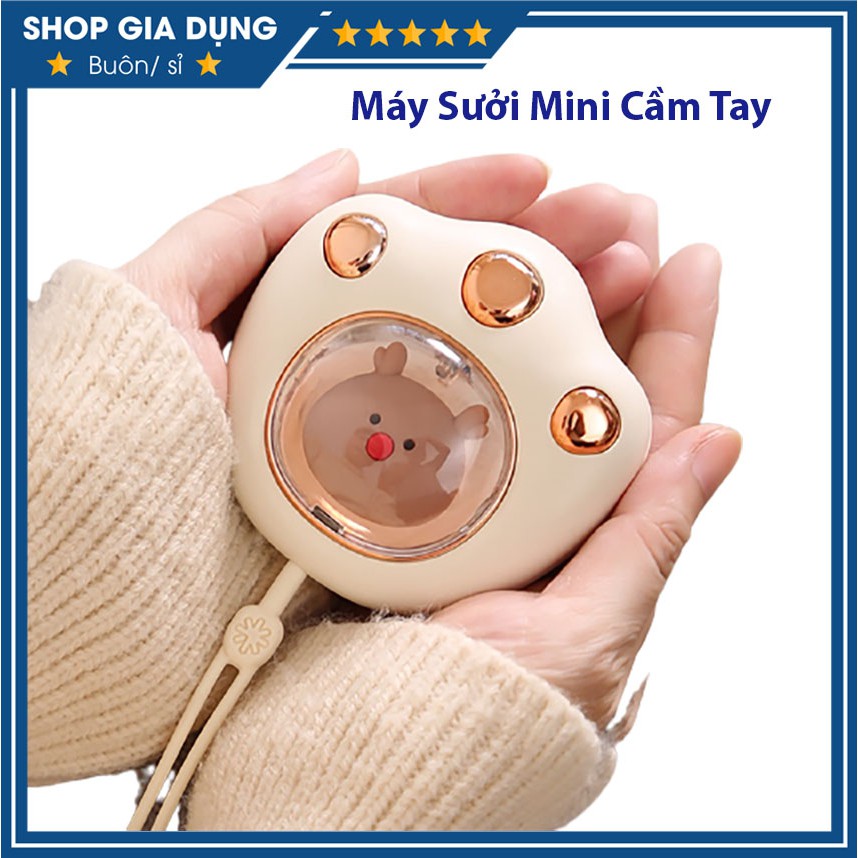Máy Sưởi Mini Cầm Tay Đa Chức Năng Dung Lượng 2400mAh Hình Chân Mèo Siêu Đáng Yêu