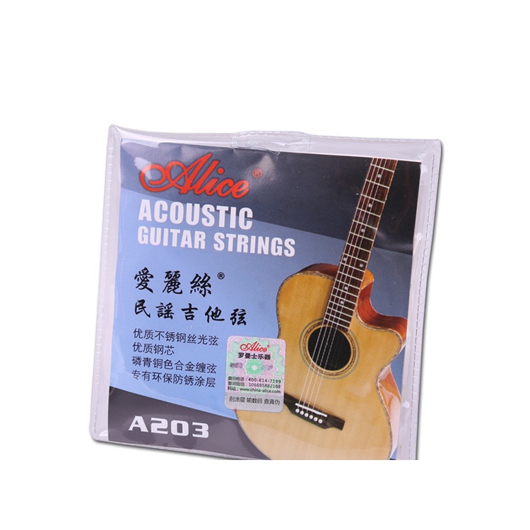 Dây Lẻ Đàn Guitar Acoustic Alice A203 Dây 1-2-3-4-5-6 | Hàng Chất Lượng