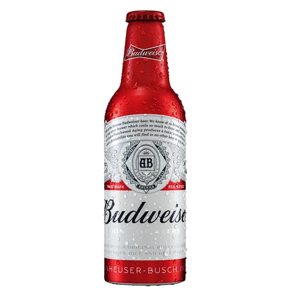 [MUA TẠI ĐÀ NẴNG - FREE SHIP] Bia Budweiser Aluminum 5% – Chai 355ml – Thùng 24 chai