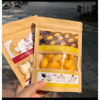Kén tằm rửa mặt Hanhsilk màu trắng ( kén trắng to hơn kén vàng) ( 20-22 kén)