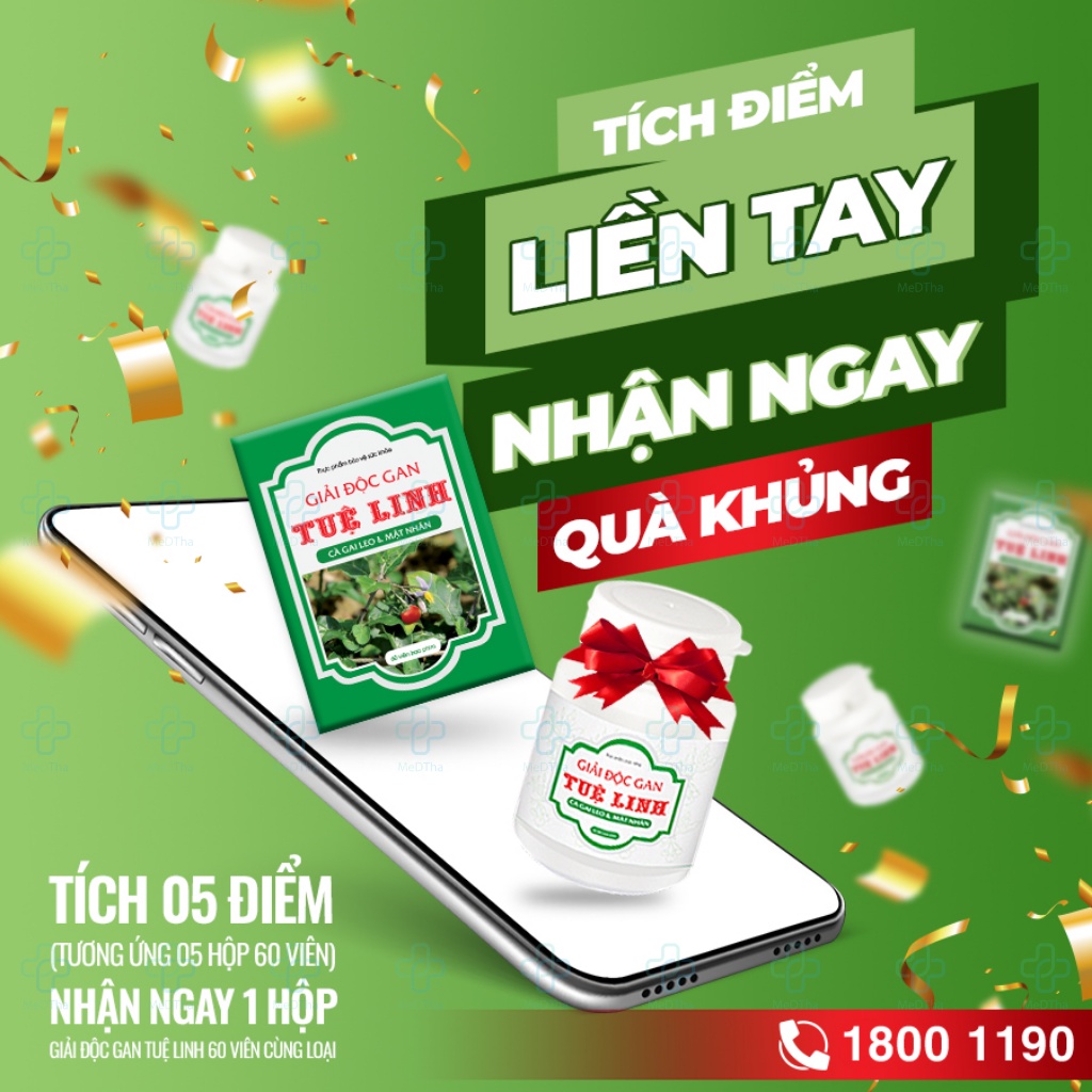 Giải Độc Gan Tuệ Linh Từ Cà Gai Leo - Hỗ trợ giải độc gan