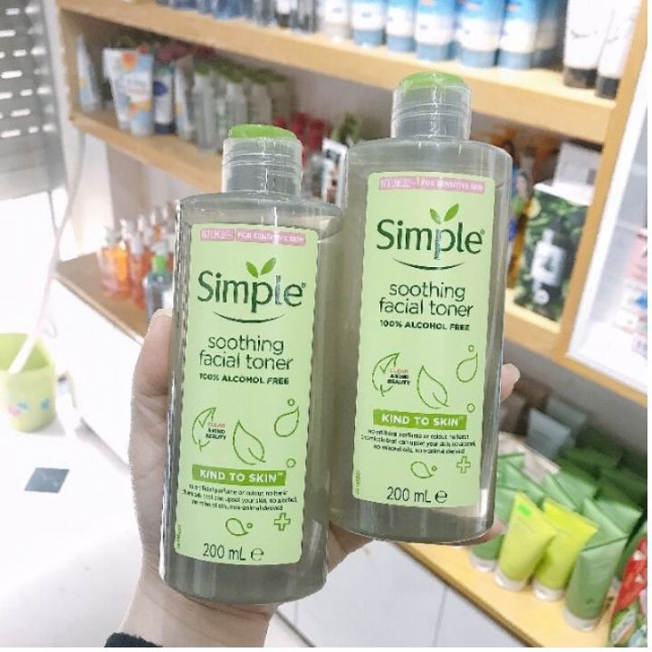 Toner simple kind to skin 200ml cấp ẩm, làm mềm da