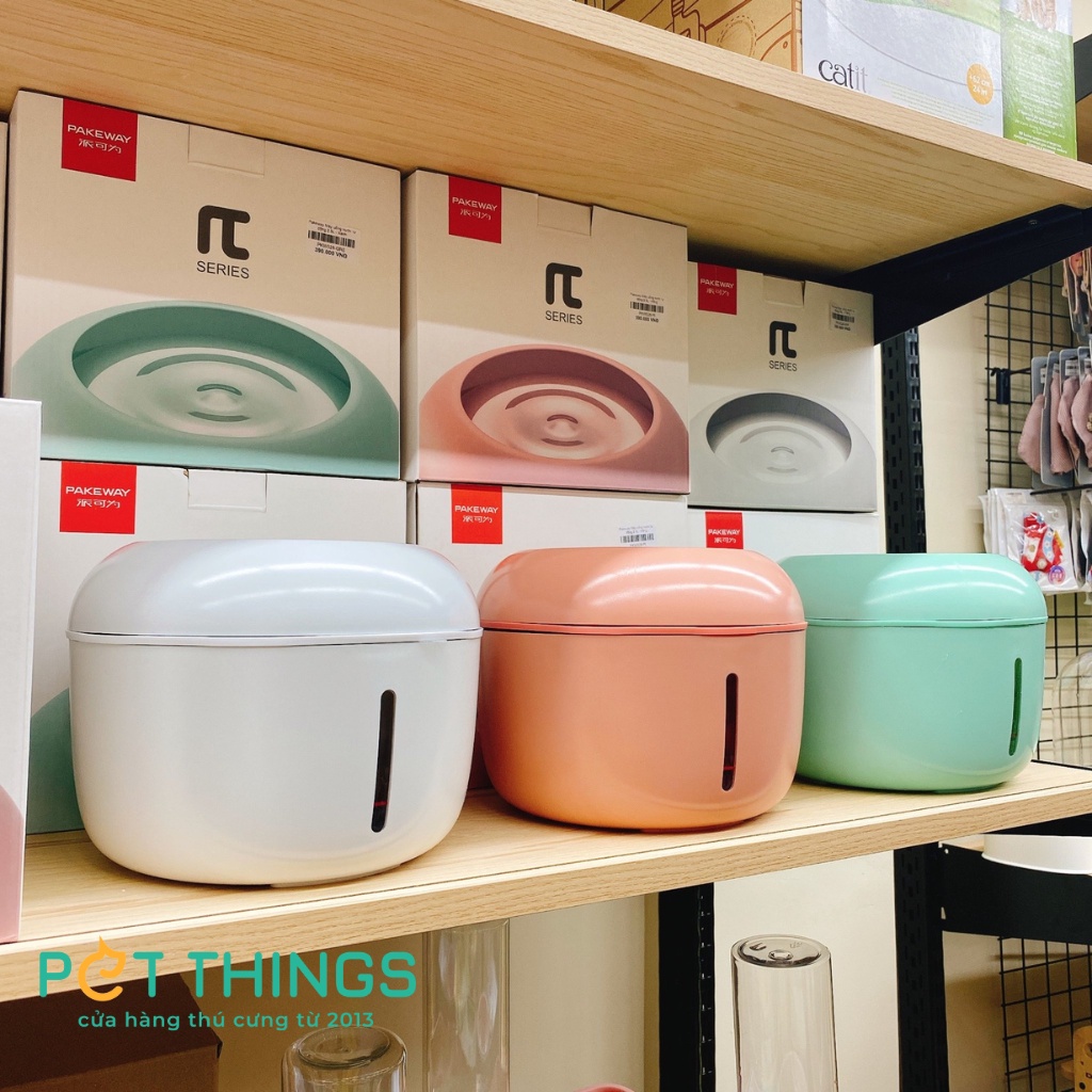 Máy bình lọc nước tự động Pakeway 2.5L cho thú cưng chó, mèo