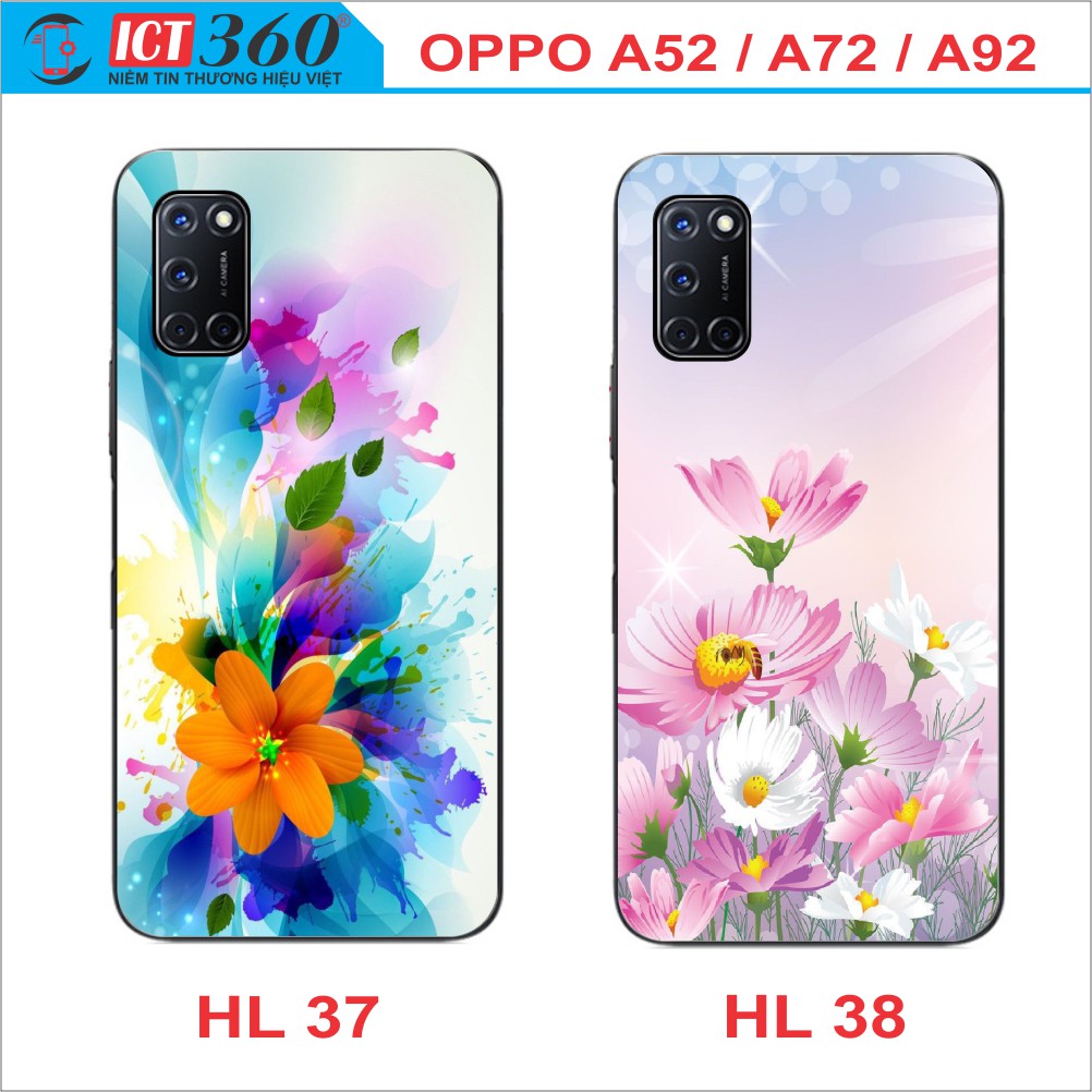 Ốp Lưng Kính Nano OPPO A52 A72 A92  - in theo Yêu Cầu