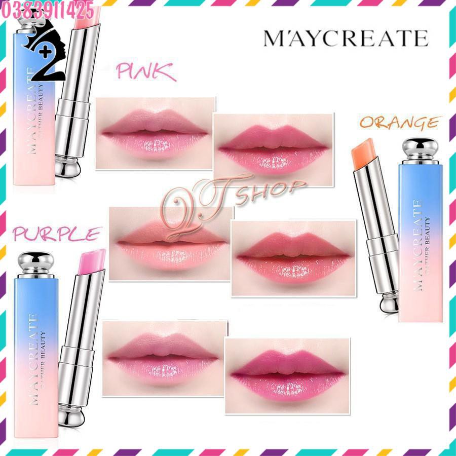 Son đổi màu dưỡng ẩm môi Maycreate TPP | BigBuy360 - bigbuy360.vn