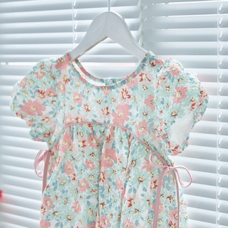 [NEW ARRIVAL] ĐẦM TAY PHỒNG NƠ EO BÉ GÁI