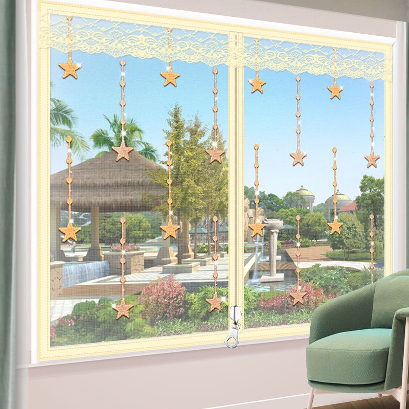 ❀ Rèm Cửa Lưới Từ Tính Tự Dính Chống Muỗi Tháo Gỡ Dễ Dàng