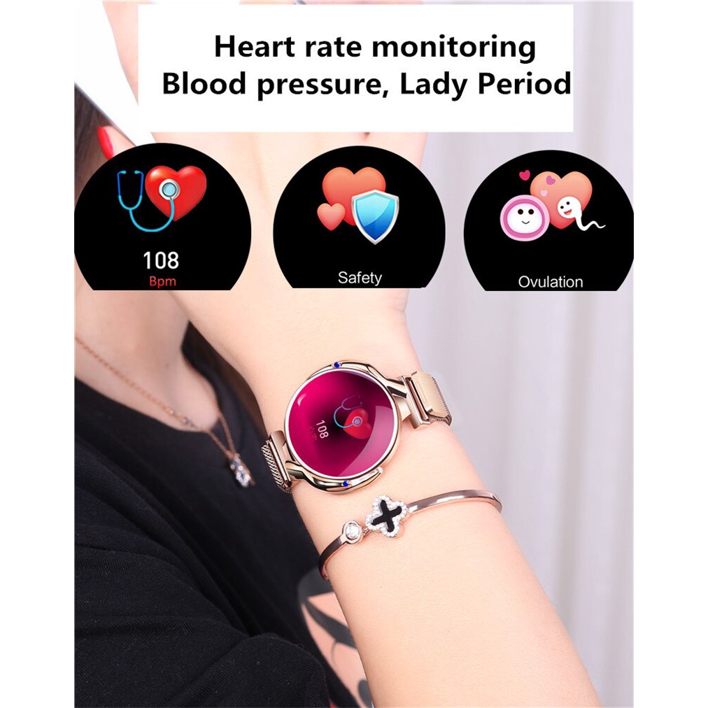 Smart Bracelet Best Gift for Women Fashion Watch Heart Rate Monitor Blood Pressure Smart Watch