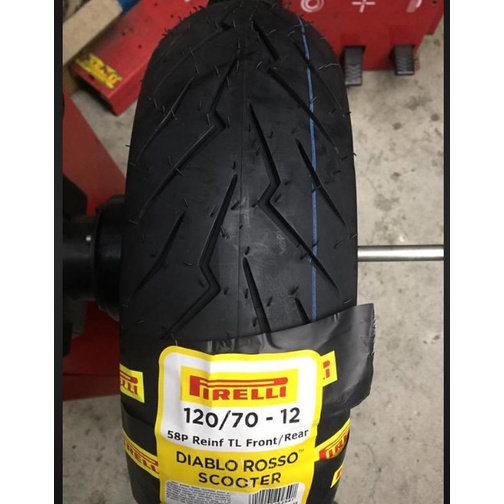Vỏ Pirelli Roso scooter xe Vespa Spint Size  120/70/12 chính hãng