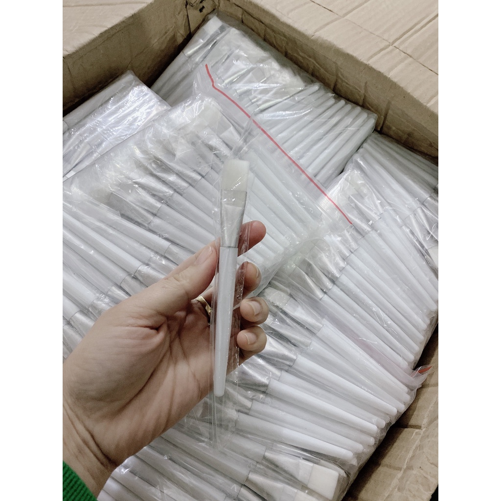 (combo 50) cọ đắp mặt nạ, cọ quét nạ,cọ silicon trộn mặt nạ