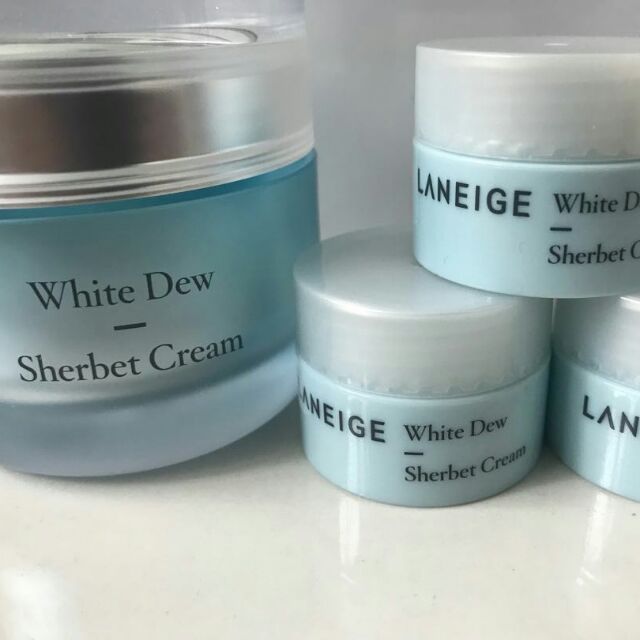 Kem dưỡng trắng da Laneige White Dew Sherbet mới 10ml