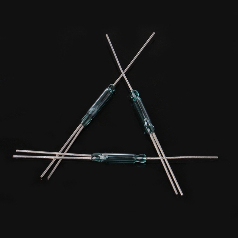 Set 10 Rơ Le Thủy Tinh Từ Tính 2.5X14mm 4W 3 Pin N/O N/C SPDT Chất Lượng Cao