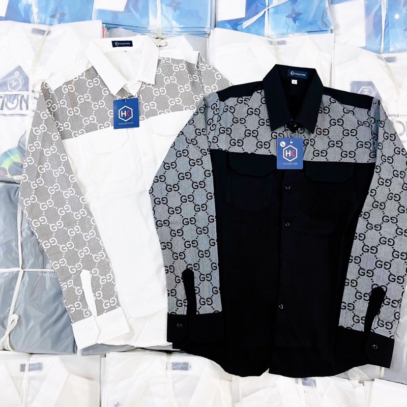 Sơ mi nam phối màu siêu đẹp