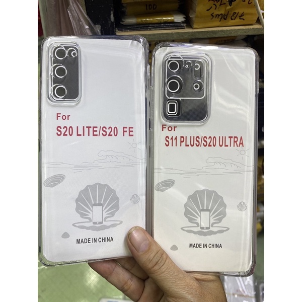 Ốp lưng Samsung S20 Fe; S20 Ultra ; S20plus dẻo trong bảo vệ Camera