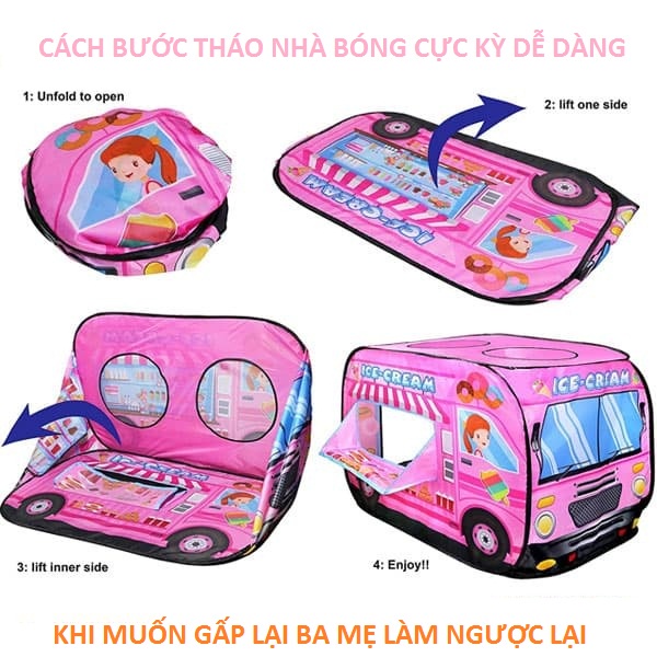 Nhà bóng ô tô kẹo Candy BBTGlobal 995-7066B