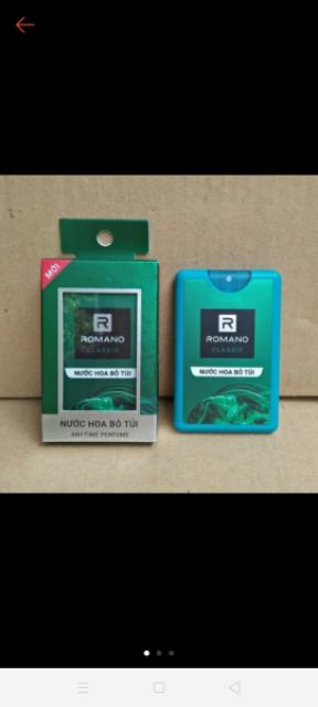 Nước hoa bỏ túi hàng khuyến mãi Romano Classic . Gentleman vip 17ml/hộp | BigBuy360 - bigbuy360.vn