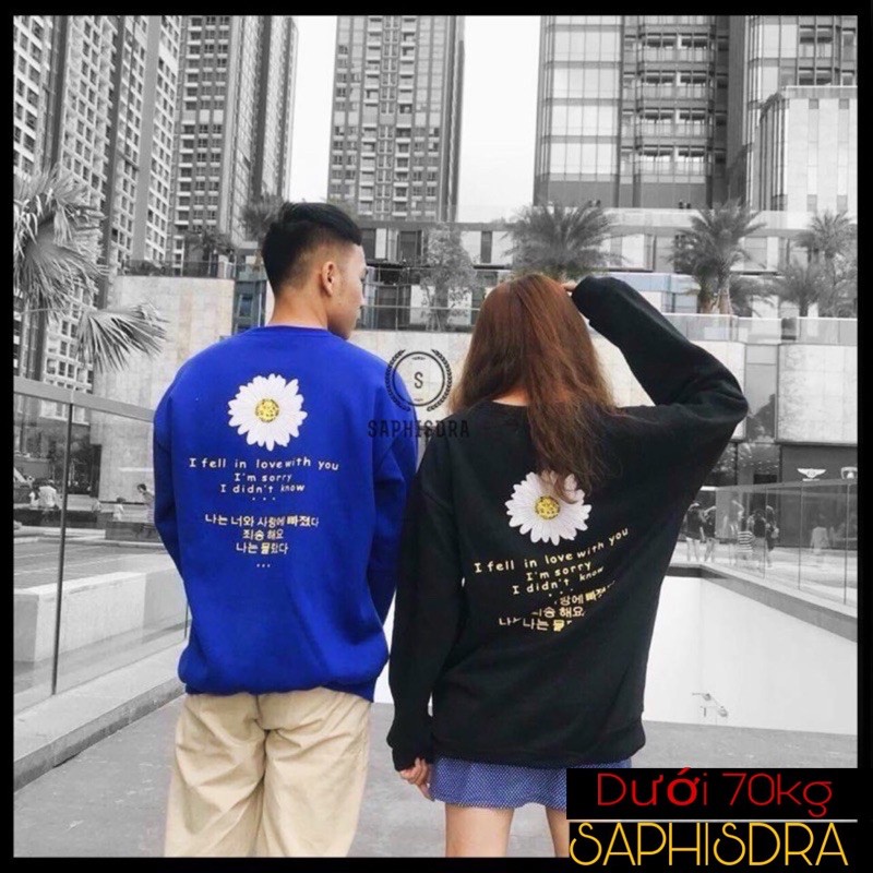 Áo Thun Dài Tay Nam Nữ Form Rộng Đẹp Áo Thun Sweater Cặp Đôi Unisex Cao Cấp - Saphisdra