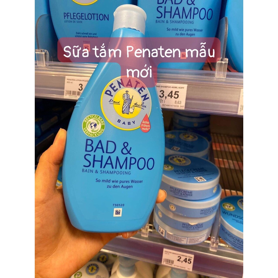 Sữa tắm gội Penaten 400ml [sishibaby]