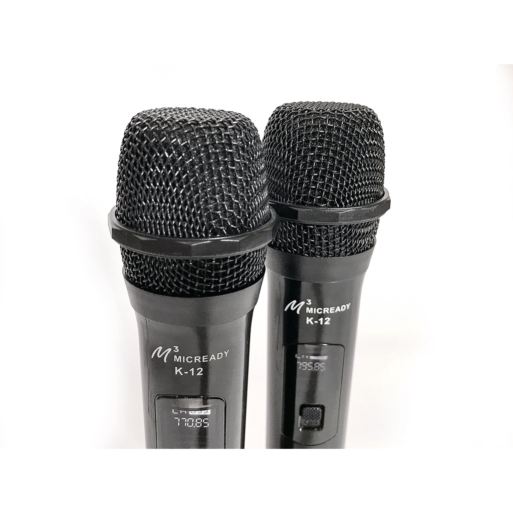 Micro không dây đa năng M3MICREADY K-12, Micro chuyên hát karaoke, dùng cho loa kéo, bảo hành 12 tháng（nhuan sinh audio)