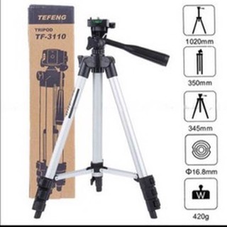 Gậy Tripod 3110A - Chân Đỡ Máy Ảnh Du Lịch - Có Kẹp Điện Thoại Chuẩn