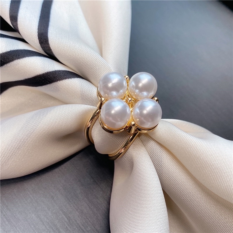 KHUY CÀI KHĂN- NÚT THẮT KHĂN ĐA NĂNG phong cách Hàn Quốc