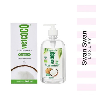 Dầu Dừa Hữu Cơ Nguyên Chất Ép Lạnh Organic Vietcoco 30ml