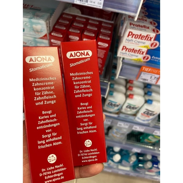 Kem đánh răng ajona Đức 25ml