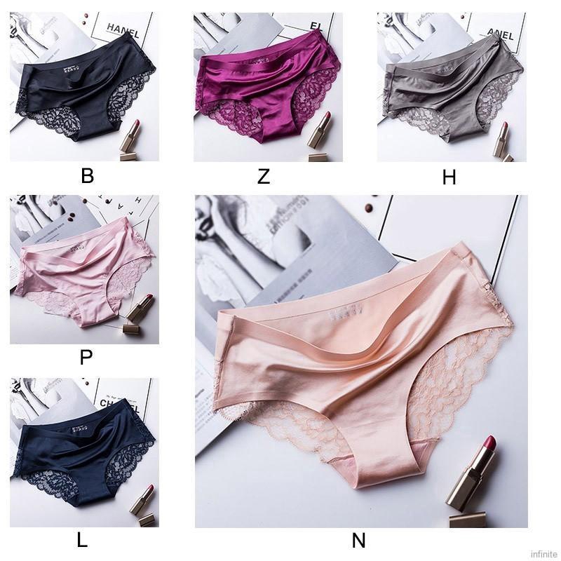 Women Lace Luxury Seamless Plus Size Low Waist Female Slim Briefs | BigBuy360 - bigbuy360.vn