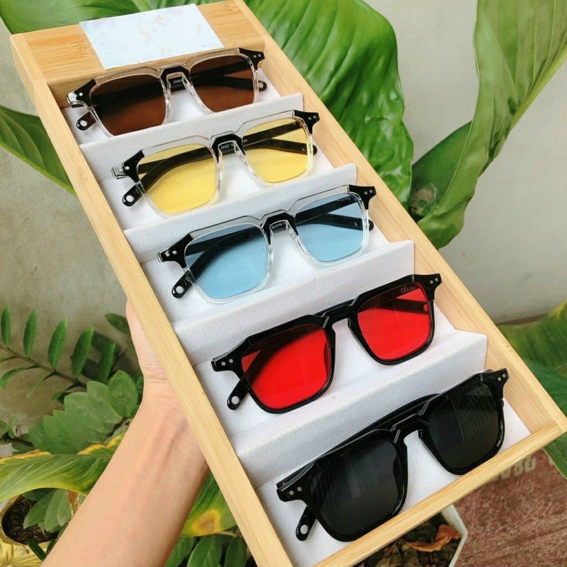 Kính Gọng Hottrend Nhiều Màu Vuông Hai Chấm Hiphop 2021 | BigBuy360 - bigbuy360.vn