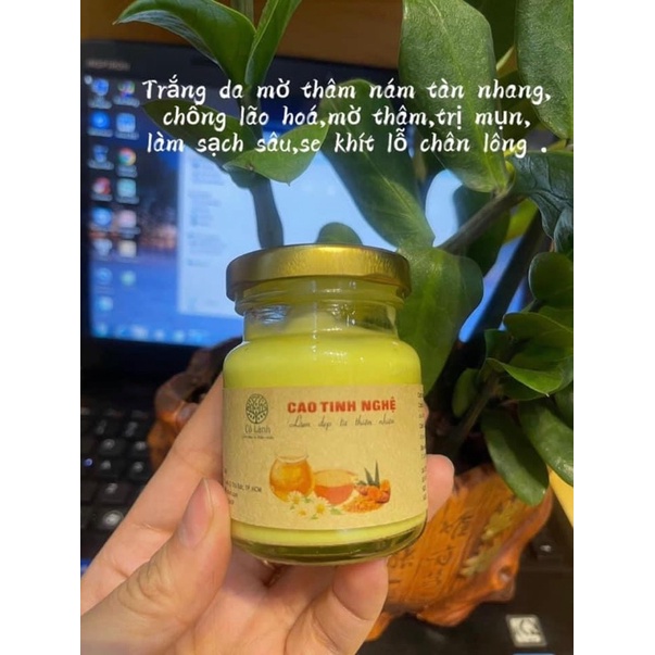 Mặt nạ Cao tinh nghệ Cỏ Lành 75G Dưỡng da mờ thâm,nám giúp da trắng sáng