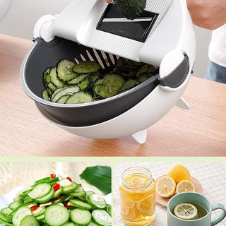 BỘ DỤNG CỤ NẠO RAU CỦ QUẢ KÈM RỔ 9 TRONG 1 ĐA NĂNG