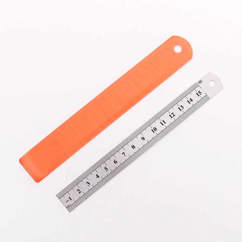 Thước Đo Dài 15cm 20cm Bằng Thép Không Gỉ Tiện Dụng Cho Văn Phòng