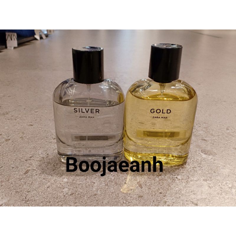 Set 2 chai nước hoa Zara Man Gold + Silver
