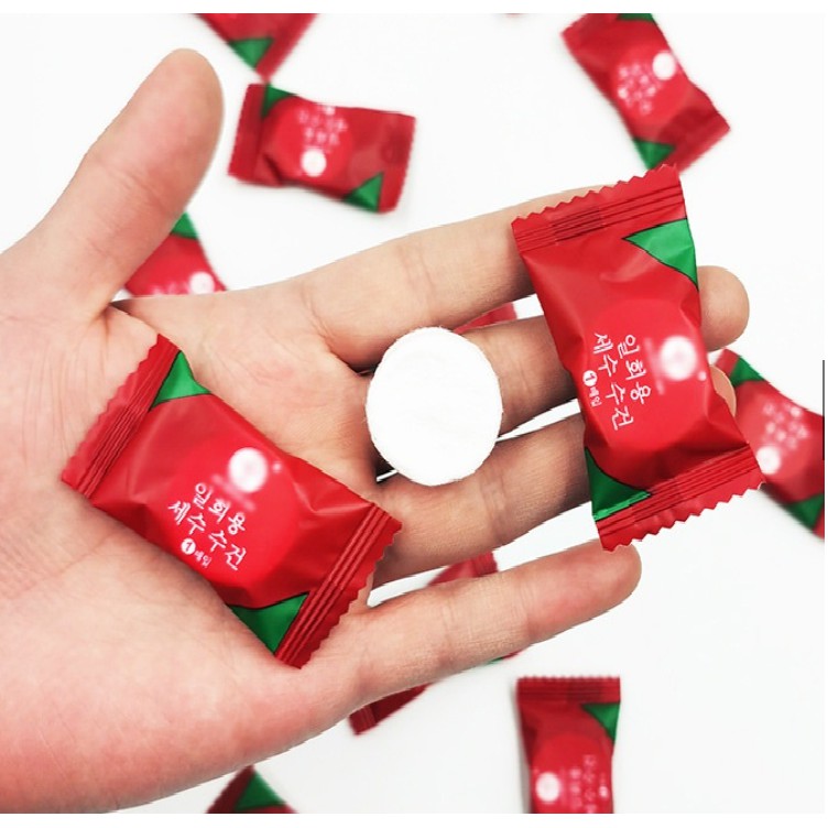 Set 20 Viên Nén Khăn Ướt - Taky, Chất Mềm Mịn, Dùng 1 Lần Hút Nước, An Toàn, Sạch Sẽ, Tiện Dụng, Nhỏ Gọn Mang Theo. 5850