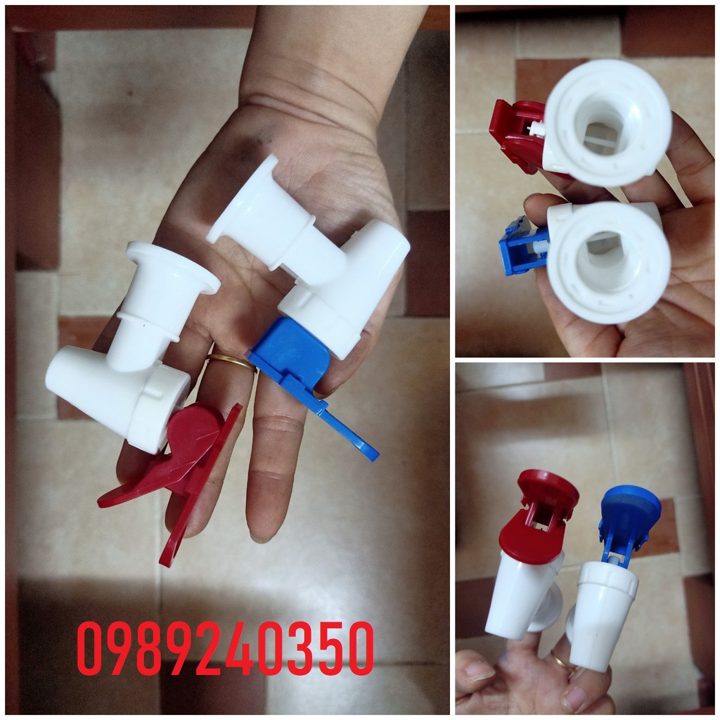 Vòi cây nước nóng lạnh ren trong khóa trẻ em bên nóng